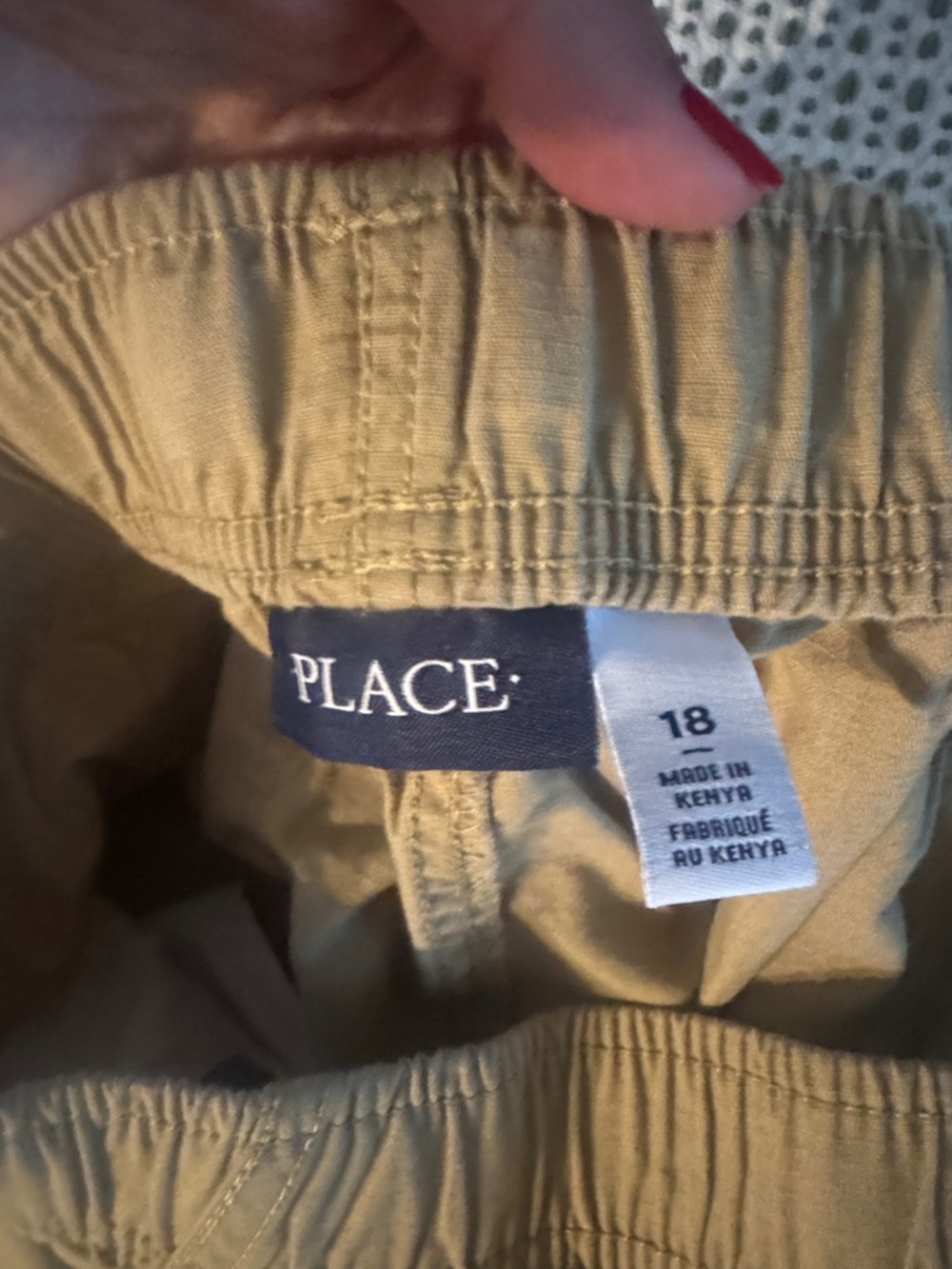 Place Men's Cargo Shorts in Tan - Picture 2 of 3